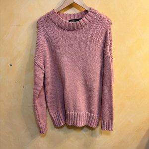 French connection pink sweater